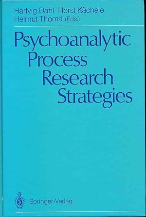 Imagen del vendedor de Psychoanalytic process research strategies. a la venta por Fundus-Online GbR Borkert Schwarz Zerfa