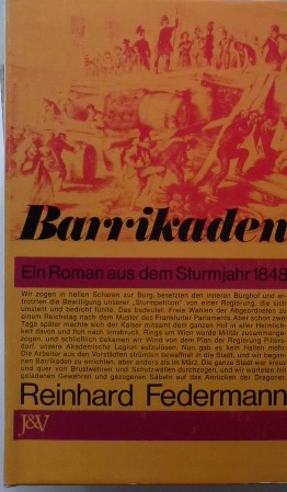 Barrikaden : ein Roman aus d. Sturmjahr 1848.