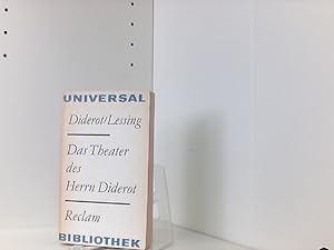 Immagine del venditore per Das Theater des Herrn Diderot / Hamburgische Dramaturgie, 84. bis 95. Stck venduto da Book Broker