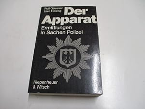 Bild des Verkufers fr Der Apparat. Ermittlungen in Saachen Polizei. zum Verkauf von Ottmar Mller