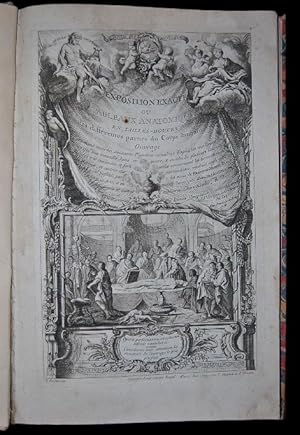 Immagine del venditore per Exposition exacte, ou tableaux anatomiques en tailles-douces des differentes parties du corps humain. Ouvrage contenant environ soixante planches recueillies d'apres les meilleurs auteurs qui onttravaille dans ce genre, et enrichi de plusieurs nouvelles figures tres curieuses, . par le soins de Francois Michel Disdier Maitre es Artes, et en Chirurgie, Demonstrateurs en Anatomie et autres matieres Chirurgicales; &c. venduto da Studio Bibliografico Antonio Zanfrognini