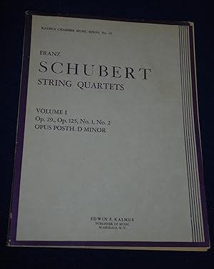 Quartets for 2 Violins, Viola and Violoncello, Volume 1: Op.29, Op. 125, No. 1, No. 2, and Opus P...