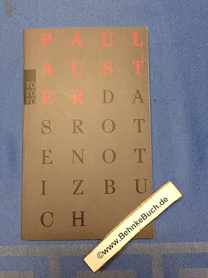 Bild des Verkufers fr Das rote Notizbuch : wahre Geschichten. Paul Auster ; aus dem Englischen von Werner Schmitz zum Verkauf von Antiquariat BehnkeBuch