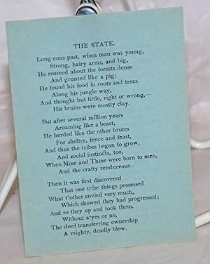 Seller image for The State for sale by Bolerium Books Inc.