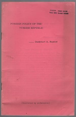 Imagen del vendedor de (Offprint):Foreign Policy of the Turkish Republic a la venta por Between the Covers-Rare Books, Inc. ABAA