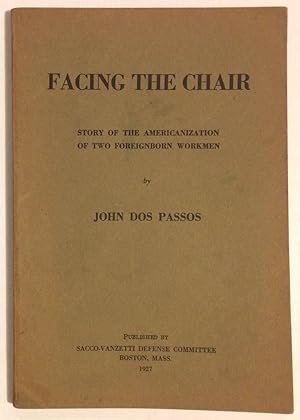 Facing the chair; story of the Americanization of two foreignborn workmen