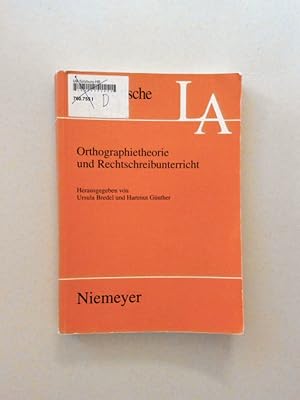 Bild des Verkufers fr Orthographietheorie und Rechtschreibunterricht zum Verkauf von avelibro OHG