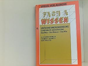 Seller image for Unternehmenswerbung Corporate Advertising (Fach & Wissen Band 6) for sale by Book Broker