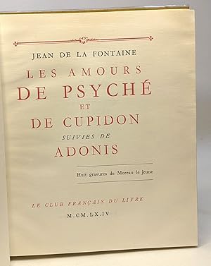 Seller image for Les amours de Psych et de Cupidon suivies de Adonis for sale by crealivres