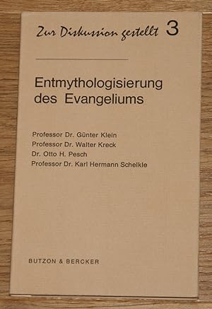 Seller image for Zur Diskussion gestellt - 3: Entmythologisierung des Evangeliums. [Eine Diskussion im wdr / Westdeutsches Fernsehen] for sale by Antiquariat Gallenberger