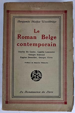 Le Roman Belge Contemporain