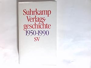 Bild des Verkufers fr Geschichte des Suhrkamp-Verlages : 1. Juli 1950 bis 30. Juni 1990. zum Verkauf von Antiquariat Buchhandel Daniel Viertel