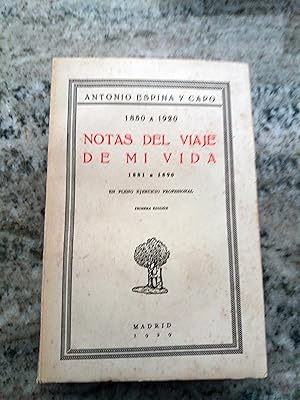 Seller image for NOTAS DEL VIAJE DE MI VIDA. 1881 a 1890. Vol. IV for sale by Itziar Arranz Libros & Dribaslibros