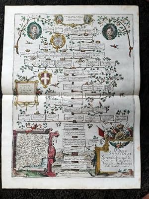 Bild des Verkufers fr Duces Sabadiae. Blatt XXXII. aus "Principum Christianorum Stemmata". zum Verkauf von Antiquariat Berghammer