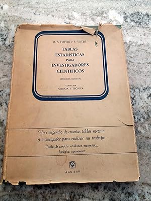 TABLAS ESTADÍSTICAS PARA INVESTIGADORES CIENTÍFICOS, económicos, demográficos y especialmente bio...