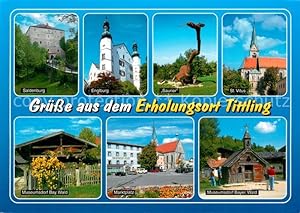 Bild des Verkufers fr Postkarte Carte Postale 73672803 Tittling Saldenburg Englburg Saurier St Vitus Museumsdorf Bay Wald Mark zum Verkauf von Versandhandel Boeger