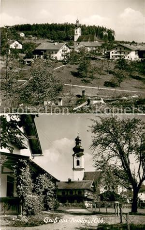 Postkarte Carte Postale 73673113 Berbling Ortsansichten mit Kirche Berbling