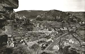 Postkarte Carte Postale 40521847 Frankenstein Frankenstein Burgruine ungelaufen ca. 1955