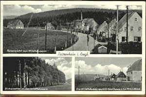 Postkarte Carte Postale 40469373 Reitzenhain Reitzenhain i. Erzgeb. Gasthaus Birkenallee x 1941