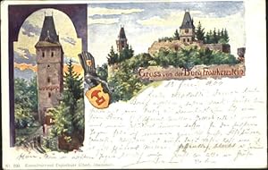 Postkarte Carte Postale 40476102 Frankenstein Frankenstein Burg x 1900