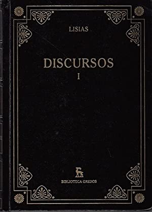 Seller image for DISCURSOS I Introduccin traduccin y notas de Jos Luis Calvo Martnez for sale by Librovicios