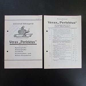 Seller image for Universal-Schulgert - Verax "Perfektus" (Modell 1926 vereinigt Episkopische, diaskopische Vertikale Filmstreifen- und Mikro-Projektion) for sale by Bookstore-Online