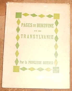 Pages de Bukovine et de Transylvanie