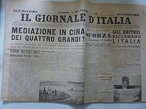 IL GIORNALE D'ITALIA Ultimissima Venerdì 24 Dicembre 1948 MEDIAZIONE IN CINA DEI QUATTRO GRANDI ?