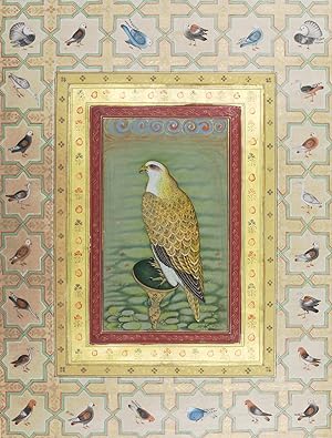 Image du vendeur pour Indian miniature painting of a domestic falcon. mis en vente par Antiquariat INLIBRIS Gilhofer Nfg. GmbH