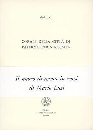 Immagine del venditore per Corale della citt di Palermo per S. Rosalia venduto da Studio Bibliografico Marini