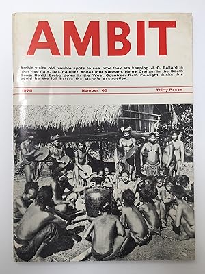 Seller image for Ambit Number 63 for sale by William Allen Word & Image