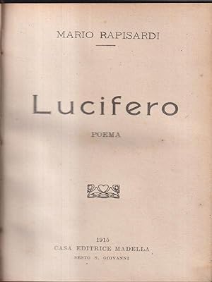 Bild des Verkufers fr Lucifero zum Verkauf von Librodifaccia