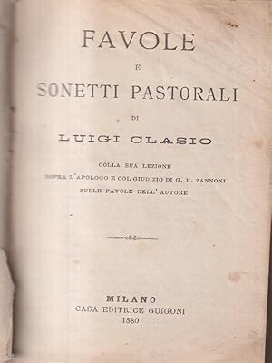 Seller image for Favole e sonetti pastorali for sale by Librodifaccia