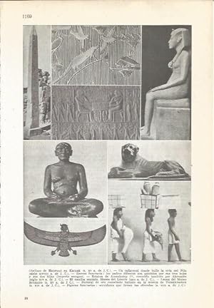 Bild des Verkufers fr LAMINA 22422: Arte del Antiguo Egipto zum Verkauf von EL BOLETIN