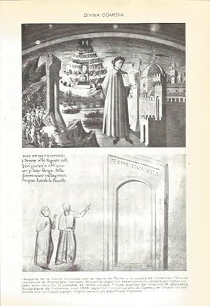 Imagen del vendedor de LAMINA 22404: Alegoria de la Divina Comedia de Dante a la venta por EL BOLETIN