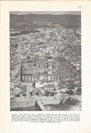Bild des Verkufers fr LAMINA 22362: Vista aerea de Cordoba zum Verkauf von EL BOLETIN