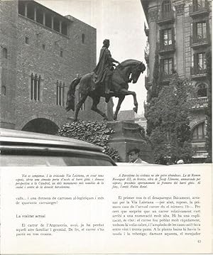 Seller image for LAMINA 22015: Barcelona. Monumento a Ramon Berenguer III for sale by EL BOLETIN