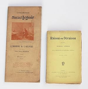 Seller image for Raison ou draison. (Avec reproductions des principaux tableaux) - L'Enlumineur Marcel Lenoir. 2 volumes for sale by Librairie-Galerie Emmanuel Hutin