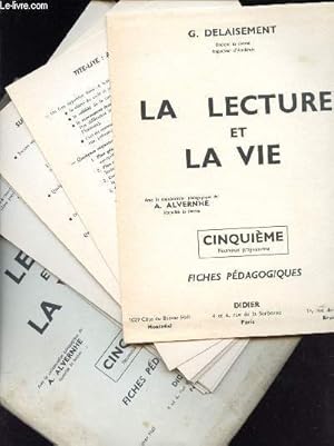 Seller image for La lecture et la vie. 5 - fiches pdagogiques uniquement. for sale by Le-Livre