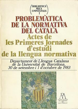 Imagen del vendedor de PROBLEMTICA DE LA NORMATIVA DEL CATAL a la venta por Libreria Rosela