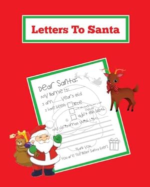 Immagine del venditore per Letters To Santa : Blank Letter Templates To Write To Santa Claus For The Holiday, Writing Christmas Gift Wish List For Kids & Children, Journal, Notebook, Book venduto da AHA-BUCH GmbH