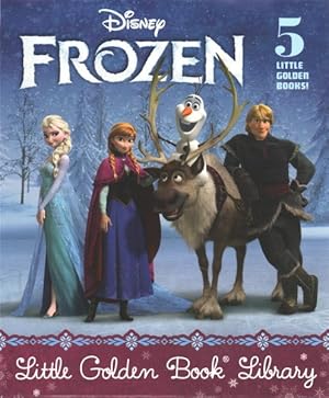 Seller image for Disney Frozen Little Golden Book Library : Frozen /A New Reindeer Friend / Olaf's Perfect Day / The Best Birthday Ever / Olaf Waits for Spring for sale by GreatBookPrices