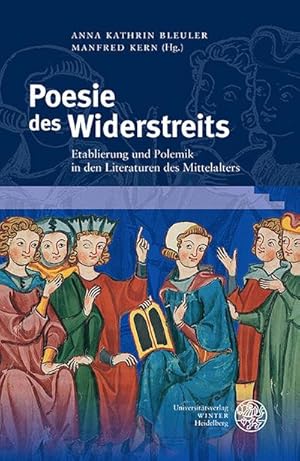 Image du vendeur pour Poesie des Widerstreits : Etablierung und Polemik in den Literaturen des Mittelalters mis en vente par AHA-BUCH GmbH