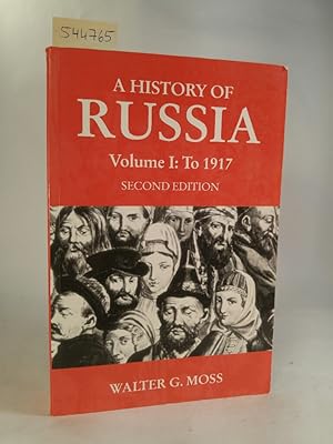 Bild des Verkufers fr A History of Russia Volume 1: To 1917 zum Verkauf von ANTIQUARIAT Franke BRUDDENBOOKS