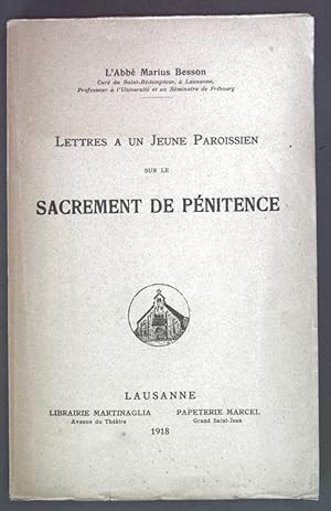 Imagen del vendedor de Lettres a un Jeune Paroissien sur le Sacrament de Penitence. a la venta por books4less (Versandantiquariat Petra Gros GmbH & Co. KG)