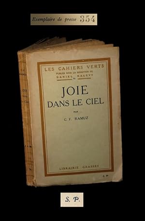 Image du vendeur pour Joie dans le ciel. mis en vente par Babel Librairie