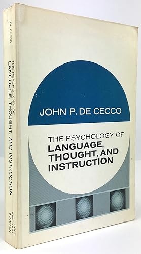 Bild des Verkufers fr The Psychology of Language, Thought, and Instructions. Readings. zum Verkauf von Antiquariat Heiner Henke