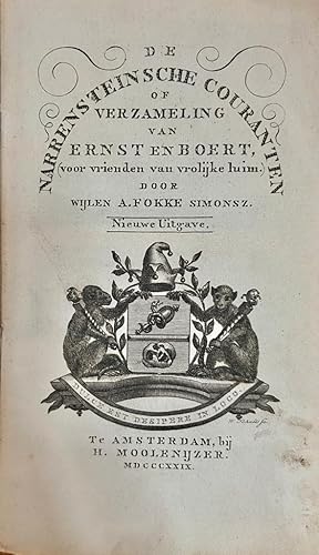 De Narrensteinsche couranten of verzameling van Ernst en Boert, (voor vrienden van vrolijke luim)...