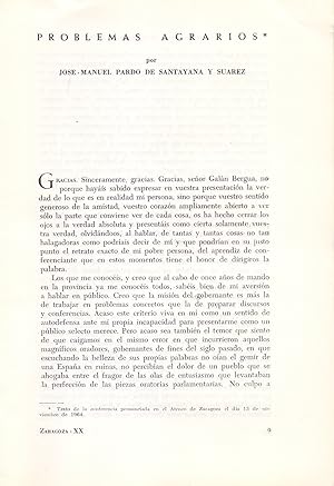 Imagen del vendedor de PROBLEMAS AGRARIOS (EXTRAIDO ORIGINAL DEL AO 1964, ESTUDIO COMPLETO TEXTO INTEGRO) a la venta por Libreria 7 Soles