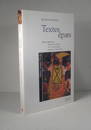 Seller image for Textes pars 1935-1959 for sale by Librairie Bonheur d'occasion (LILA / ILAB)